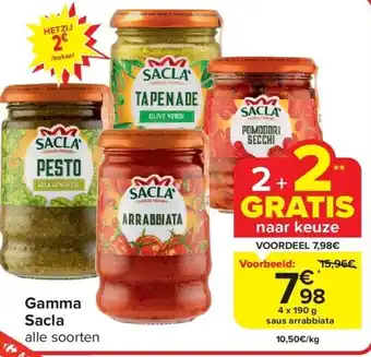 Carrefour Gamma Sacla aanbieding