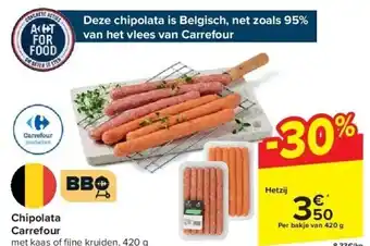 Carrefour Chipolata Carrefour aanbieding