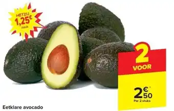 Carrefour Eetklare avocado aanbieding