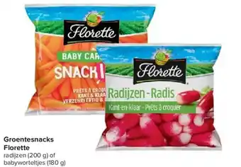 Carrefour Groentesnacks Florette aanbieding