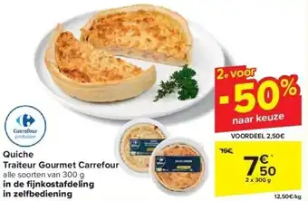 Carrefour Quiche Traiteur Gourmet Carrefour aanbieding