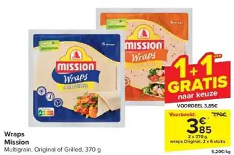 Carrefour Wraps Mission aanbieding