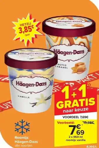 Carrefour Roomijs Häagen-Dazs aanbieding