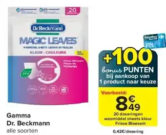 Carrefour Gamma Dr. Beckmann aanbieding