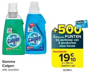Carrefour Gamma Calgon aanbieding