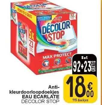 Cora Antikleurdoorloopdoekjes EAU ECARLATE aanbieding