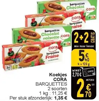 Cora Koekjes CORA aanbieding