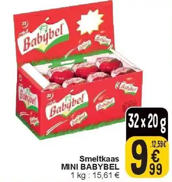 Cora Smeltkaas MINI BABYBEL aanbieding