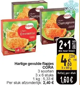Cora Hartige gevulde fl apjes CORA aanbieding