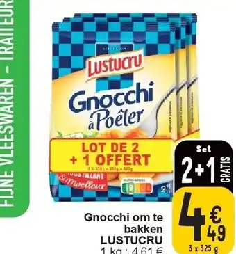 Cora Gnocchi om te bakken LUSTUCRU aanbieding