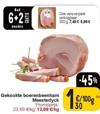 Cora Gekookte boerenbeenham Meesterlyck aanbieding