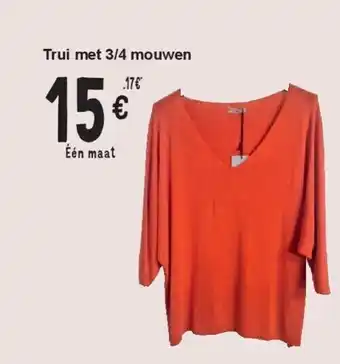 Cora Trui met 3/4 mouwen aanbieding