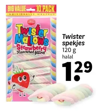 Wibra Twister spekjes aanbieding