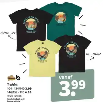 Wibra T-shirt aanbieding