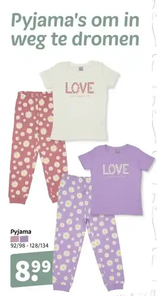 Wibra Pyjama aanbieding