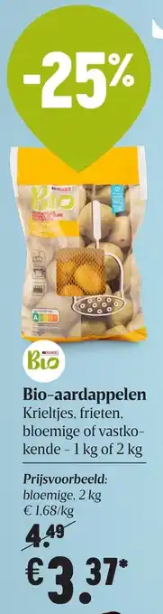 Delhaize Bio Delhaize Bio-aardappelen 1-2kg aanbieding