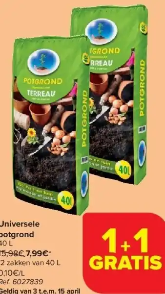 Carrefour Universele potgrond aanbieding