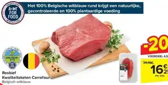 Carrefour Rosbief Kwaliteitsketen Carrefour aanbieding