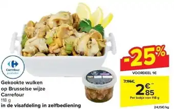 Carrefour Gekookte wulken op Brusselse wijze Carrefour aanbieding