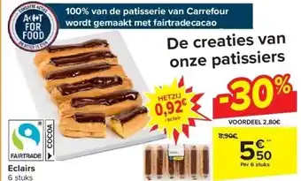 Carrefour Eclairs aanbieding