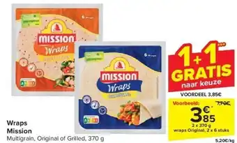 Carrefour Wraps Mission aanbieding