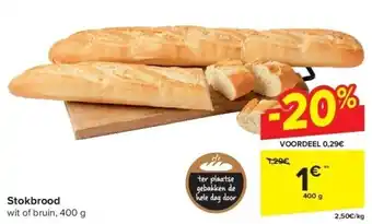 Carrefour Stokbrood aanbieding