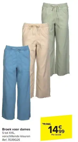 Carrefour Broek voor dames aanbieding