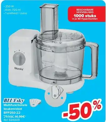 Carrefour Multifunctionele keukenrobot BFP250-22 aanbieding