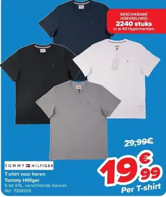 Carrefour T-shirt voor heren Tommy Hilfi ger aanbieding