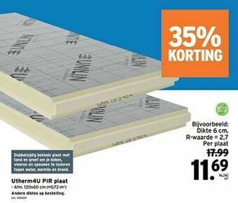 GAMMA Utherm4u pir plaat aanbieding