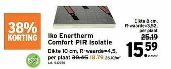 GAMMA Iko enertherm comfort pir isolatie aanbieding