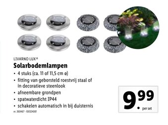 Lidl Livarno Lux Solarbodemlampen aanbieding