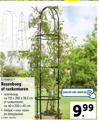 Lidl Florabest Rozenboog of rankentoren aanbieding