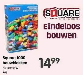 Fun Square bouwblokken aanbieding