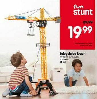Telegeleide kraan