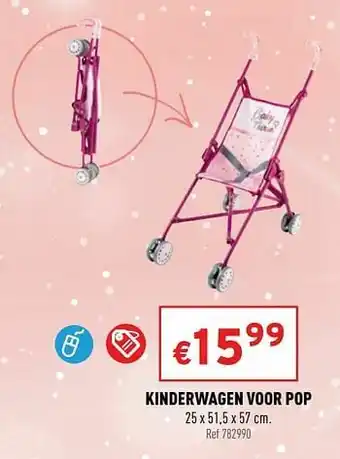 Trafic Kinderwagen voor pop aanbieding