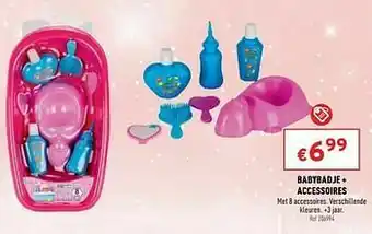 Trafic Babybadje + accessoires aanbieding