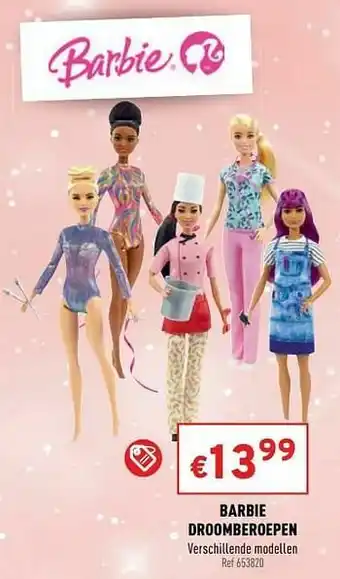 Trafic Barbie droomberoepen aanbieding