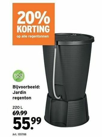 GAMMA Jardin regenton aanbieding