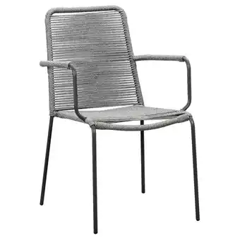 Leen Bakker Stapelstoel Isola - metaal/koord - 85x53x64 cm aanbieding