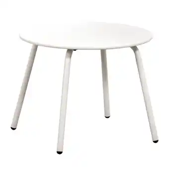 Leen Bakker Bijzettafel Montreal - metaal zand - Ø50 cm aanbieding