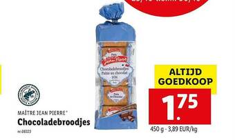 Lidl Chocoladebroodjes aanbieding