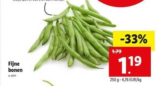 Lidl Fijne Bonen aanbieding
