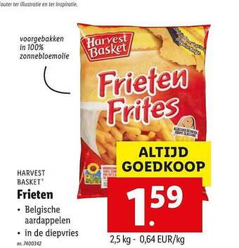 Lidl Frieten aanbieding