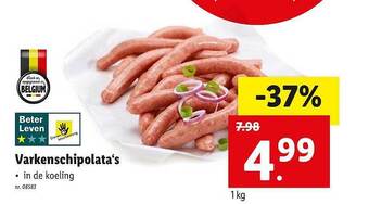 Lidl Varkenschipolata's aanbieding