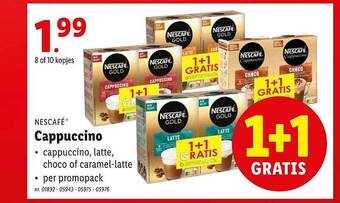 Lidl Nescafé Cappuccino aanbieding
