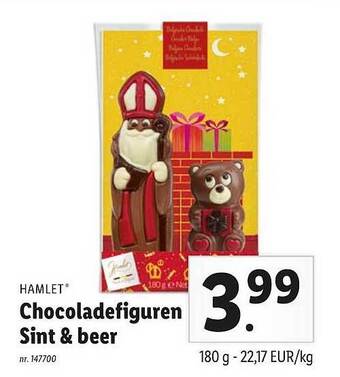 Lidl Chocoladefiguren Sint & Beer aanbieding