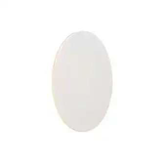 Leen Bakker Lucide wandlamp Eklyps LED - wit - 25 cm - Leen Bakker aanbieding