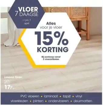 Kwantum Laminaat Forest aanbieding