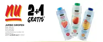 Jumbo Fruitsiroop Aardbei met Appel 750 ml